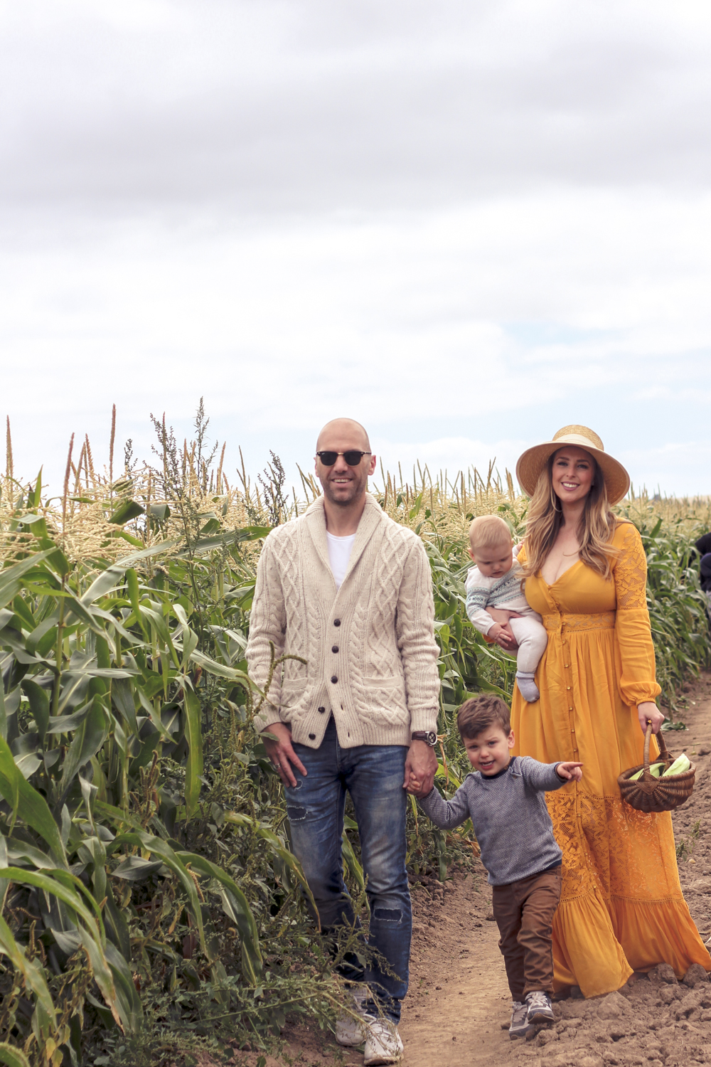 Autumn Corn Picking